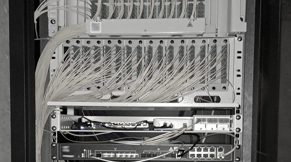 Baie réseau fibre
